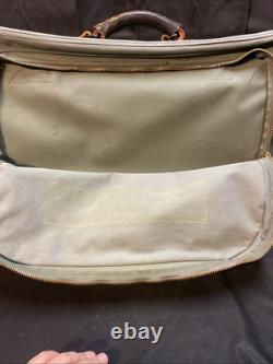 Original US Army Air Force B-4 Colonels Garment Bag Suitcase Good Shape