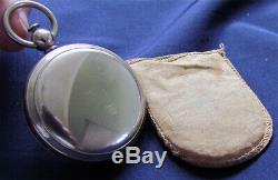 Original US WW2 AAF Army Air Forces Pocket Compass with Pouch by Wittnauer MINT
