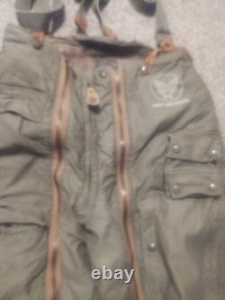 Original US WWII Army Air Forces A-11 Flight Trousers Size 30 With Suspenders