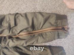 Original US WWII Army Air Forces A-11 Flight Trousers Size 30 With Suspenders