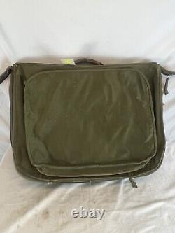Original US WWII Army Air Forces Type B-4 Flight Bag Garment Bag OG Green Canvas