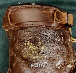 Original US WWII Pilot Army Air Force Leather Flying Boots Type A-6A Size 12-13