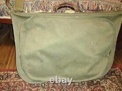 Original US WWII WW2 Army Air Force B-4 Officers Garment Bag Suitcase B4