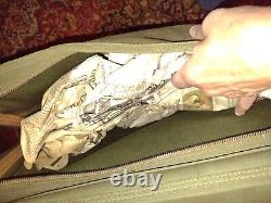 Original US WWII WW2 Army Air Force B-4 Officers Garment Bag Suitcase B4