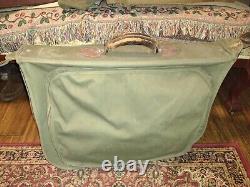 Original US WWII WW2 Army Air Force B-4 Officers Garment Bag Suitcase B4