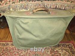 Original US WWII WW2 Army Air Force B-4 Officers Garment Bag Suitcase B4
