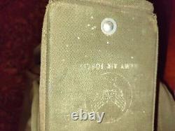 Original US WWII WW2 Army Air Force B-4 Officers Garment Bag Suitcase B4