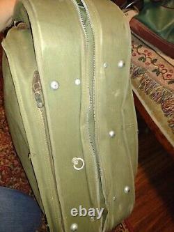 Original US WWII WW2 Army Air Force B-4 Officers Garment Bag Suitcase B4