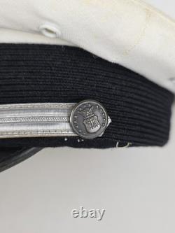 Original U. S. WWII Army Air Force Officer Crusher Cap White Cover