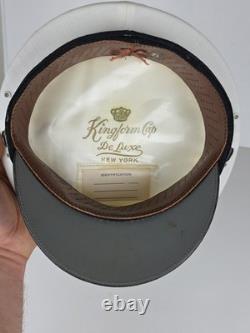 Original U. S. WWII Army Air Force Officer Crusher Cap White Cover