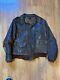Original Vintage WW2 Army Air Force Type A-2 Leather Bomber Flight Jacket-Sz. 42