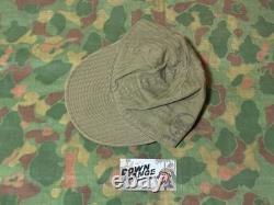Original Vintage WWII U. S. Army Air Force A3 Mechanic HBT Cap Size 7