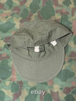 Original Vintage WWII U. S. Army Air Force A3 Mechanic HBT Cap Size 7