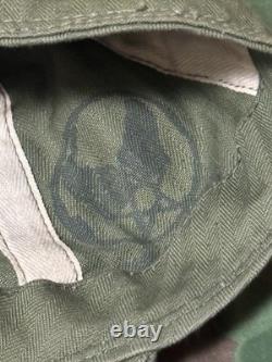 Original Vintage WWII U. S. Army Air Force A3 Mechanic HBT Cap Size 7