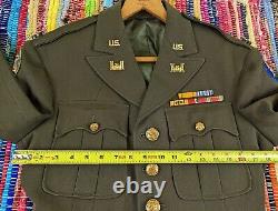 Original WW2 1942 U. S. Army Air Forces Patched Officer Service Uniform Jacket