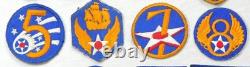 Original WW2 Complete Set Lot of 16 AIR FORCE USAAF US Army Shoulder Patch WWII