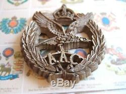 Original WW2 Dorset Regiment Army Air Corps AAC PLASTIC Economy Issue Cap Badge