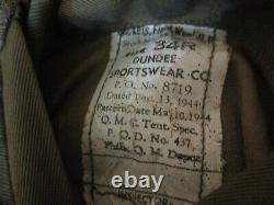 Original WW2 Ike Jacket 12th Army Air Corps SIZE 34 R