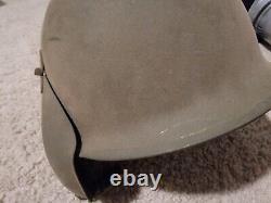 Original WW2 Steel Helmet M-3 Flak US Army Air Force usaaf aaf Crew Pot W Paper