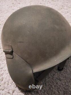 Original WW2 Steel Helmet M-3 Flak US Army Air Force usaaf aaf Crew Pot W Paper