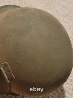 Original WW2 Steel Helmet M-3 Flak US Army Air Force usaaf aaf Crew Pot W Paper