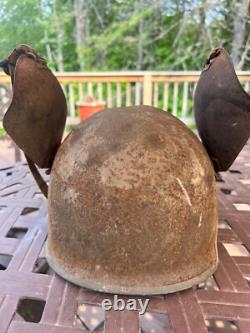 Original WW2 Steel M-3 Flak Helmet US Army Air Force USAAF AAF good condition