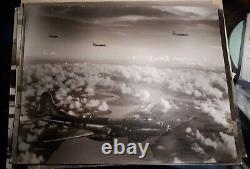 Original WW2 US Army Air Corps Bomber Plane 9 x 12 Photo Id'd AAC Photographer