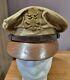 Original WW2 US Army Air Corps Enlisted Man Summer Visor Crusher Cap Hat USAAC