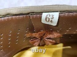 Original WW2 US Army Air Corps Enlisted Man Summer Visor Crusher Cap Hat USAAC