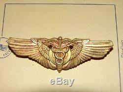 Original WW2 US Army Air Corps FLIGHT SURGEON 2 Wing-Sterling-Pasquale Co. Card