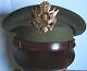 Original WW2 US Army Air Corps Officers Visor Hat -McClellan Field withExtra Cover