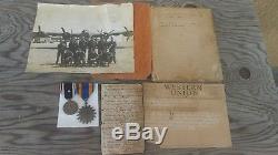 Original WW2 US Army Air Corps POW with Documents, Letters, Photo, Medals Grouping