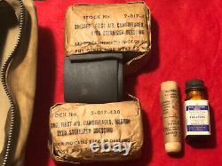 Original WW2 US Army Air Force/Navy/MC Aeronautic First Aid Kit Loaded Rare