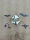 Original WW2 US Army air corp and cadet sterling Silver Wings Badges WWII