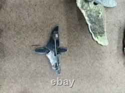 Original WW2 US Army air corp and cadet sterling Silver Wings Badges WWII