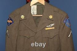 Original WW2 U. S. Army Air Forces Air Transport Cmd. Ike Jacket withSterling Wings