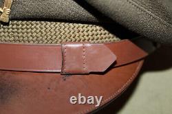 Original WW2 U. S. Army Air Forces Officers Crusher Visor Cap withBadge Size 7