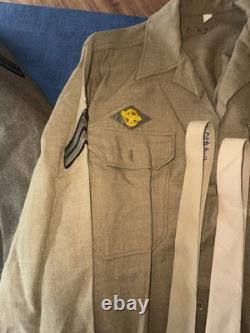 Original WW2 WWII 9th Army Air Force USAAF Sergeant Full Uniform Lot Ike Jacket