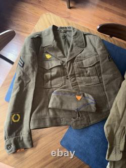 Original WW2 WWII 9th Army Air Force USAAF Sergeant Full Uniform Lot Ike Jacket