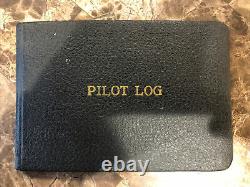 Original WWII 1941 US Army Air Corps Pilot Log Book Training Detachment PT-19A