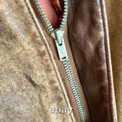 Original WWII Painted A2 Flight Jacket American Flag Us Army Air Corps