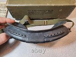 Original WWII Polaroid U. S. Army Air Force Flying Goggles AAF B-8 in Box, M-1944