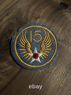 Original WWII Theater Made 15th Army Air Force Felt Patch