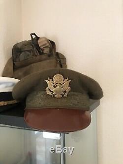 Original WWII USAAF US Army Air Forces Crusher Cap Bancroft