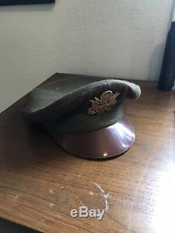 Original WWII USAAF US Army Air Forces Crusher Cap Bancroft