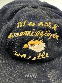 Original WWII US 101st Airborne wool hat army navy airforce artifact air born