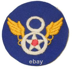 Original WWII US 8th Army Air Force British THEATER MADE Patch Insignia A43