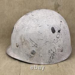 Original WWII US Army AP Air Police M1 Helmet Liner WW2 Used Firestone