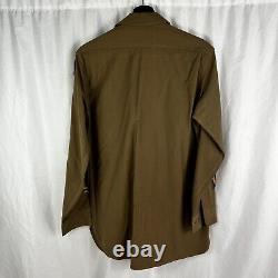Original WWII US Army Air Corp Shirt with Sterling Wings & English 8th div patch