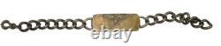 Original WWII US Army Air Corps 26.5g Sterling Silver ID Bracelet C13